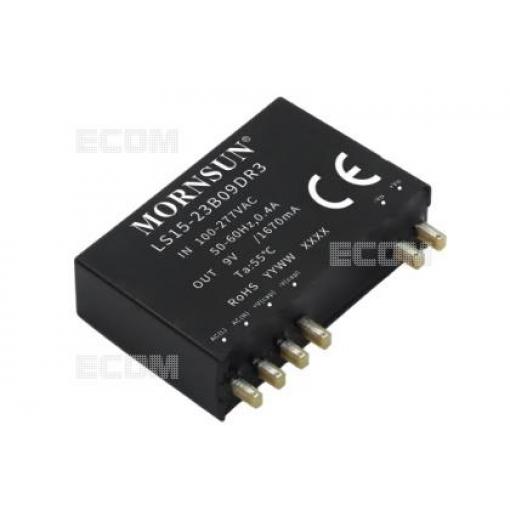AC/DC měnič LS15-23B24DR3, 24 V / 625 mA, izolovaný
