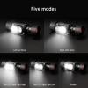 Solight LED čelová nabíjecí svítilna, 650lm, Li-ion, USB - WN41