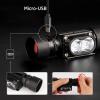 Solight LED čelová nabíjecí svítilna, 650lm, Li-ion, USB - WN41
