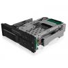 ICY BOX IB-173SSK, ICY BOX 2fach Wechselrahmen für SATA/SAS, 1x 2,5 + 1x 3,5 SATA HDD rámeček na 5,25 pevný disk SATA 6 Gb/s, SAS