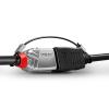 LINDY USB zámek kabelu LINDY - Kabelbefestigungsgurt - 25 cm (Packung černá 40774
