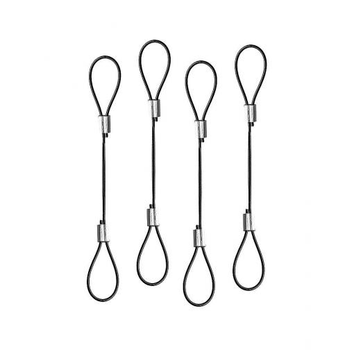 LINDY USB zámek kabelu LINDY - Kabelbefestigungsgurt - 25 cm (Packung černá 40774