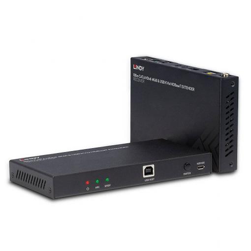 LINDY 38343 KVM prodlužovač HDMI 3840 x 2160 Pixel