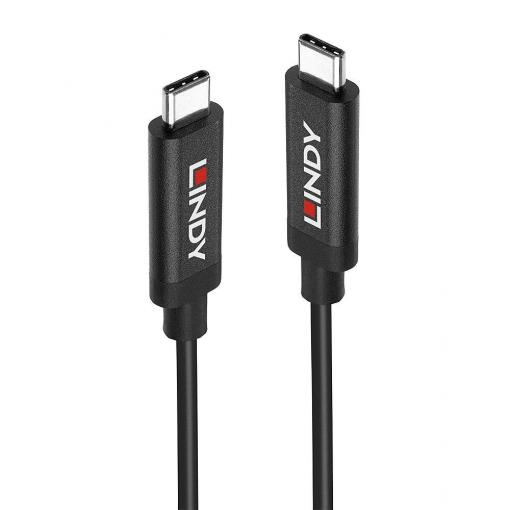 LINDY USB kabel USB 3.2 Gen2 USB-C ® zástrčka, USB-C ® zástrčka 3.00 m černá 43348