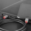 LINDY USB kabel USB 2.0 USB-C ® zástrčka, USB Micro-B zástrčka 3.00 m černá 36893