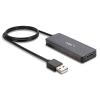 LINDY 42986 USB Hub 4 porty USB-A USB 2.0 480 MBit/s černá 42986