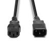 LINDY napájecí kabel 0.5 m černá