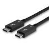 LINDY Kabel pro displeje USB-C® Thunderbolt™ 4 USB-C ® zástrčka, USB-C ® zástrčka 1.00 m černá 31120