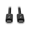 LINDY Kabel pro displeje USB-C® Thunderbolt™ 4 USB-C ® zástrčka, USB-C ® zástrčka 1.00 m černá 31120