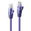 LINDY 48130 RJ45 síťové kabely, propojovací kabely CAT 6 U/UTP 30.00 m fialová 1 ks