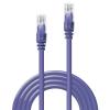 LINDY 48129 RJ45 síťové kabely, propojovací kabely CAT 6 U/UTP 20.00 m fialová 1 ks