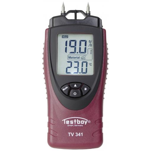 Testboy TV 341 měřič vlhkosti materiálů, 0 do 55 %, dřevo 0 do 55 %