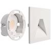 Deko Light 620175 Alwaid 2 Set LED vestavné nástěnné svítidlo, třída G (A - G), LED, 4 W, bílá (RAL 9016)