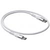 Akyga USB kabel USB 2.0 USB-C ® zástrčka, USB-C ® zástrčka 0.50 m bílá oboustranně zapojitelná zástrčka AK-USB-39
