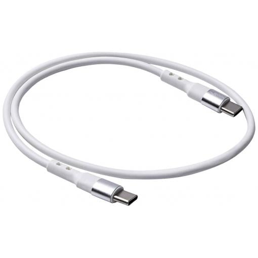 Akyga USB kabel USB 2.0 USB-C ® zástrčka, USB-C ® zástrčka 0.50 m bílá oboustranně zapojitelná zástrčka AK-USB-39