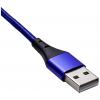 Akyga USB kabel USB-A zástrčka, USB-C ® zástrčka 2.00 m modrá AK-USB-43