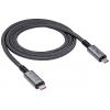Akyga USB kabel USB-C ® zástrčka, USB-C ® zástrčka 1.00 m šedá AK-USB-45
