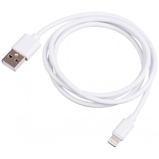 Akyga USB kabel USB 2.0 USB-A zástrčka, Apple Lightning konektor 1.00 m oboustranně zapojitelná zástrčka AK-USB-30