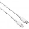 Akyga USB kabel USB-C ® zástrčka, Apple Lightning konektor 1.00 m bílá AK-USB-35