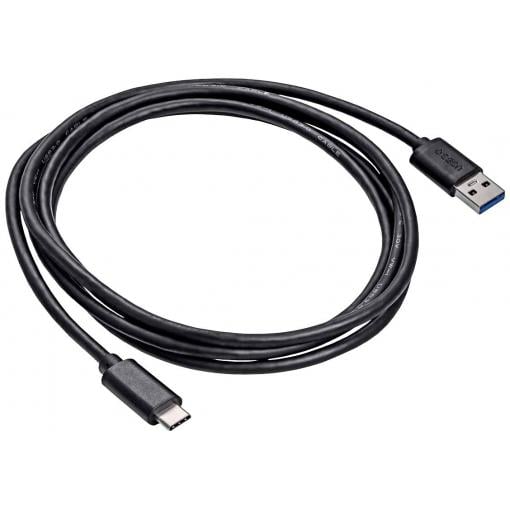 Akyga USB kabel USB 3.2 Gen2 USB-A zástrčka, USB-C ® zástrčka 1.80 m černá stíněný AK-USB-29