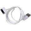 Akyga USB kabel USB-A zástrčka, Apple 30pol. zástrčka 1.00 m bílá AK-USB-08