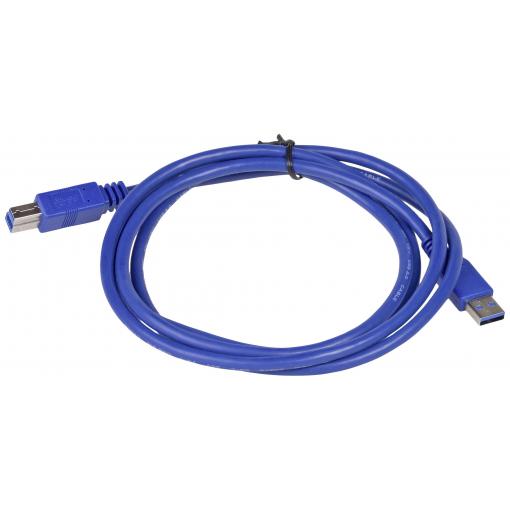 Akyga USB kabel USB 3.0 USB-A zástrčka, USB-B zástrčka 1.80 m černá AK-USB-09