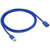 Akyga USB kabel USB 3.0 USB-A zástrčka, USB-A zásuvka 1.80 m černá AK-USB-10