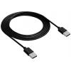 Akyga USB kabel USB 2.0 USB-A zástrčka, USB-A zástrčka 1.80 m černá AK-USB-11