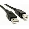 Akyga USB kabel USB 2.0 USB-A zástrčka, USB-B zástrčka 3.00 m černá AK-USB-12