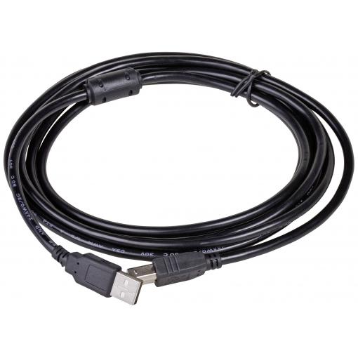 Akyga USB kabel USB 2.0 USB-A zástrčka, USB-B zástrčka 3.00 m černá AK-USB-12