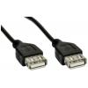 Akyga USB kabel USB 2.0 USB-A zásuvka, USB-A zásuvka 1.80 m černá AK-USB-06