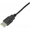 Akyga USB kabel USB 2.0 USB-A zástrčka, USB-A zásuvka 3.00 m černá s prodlužovacím kabelem AK-USB-19