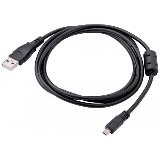 Akyga USB kabel USB 2.0 USB-A zástrčka, UC-E6 1.50 m černá AK-USB-20