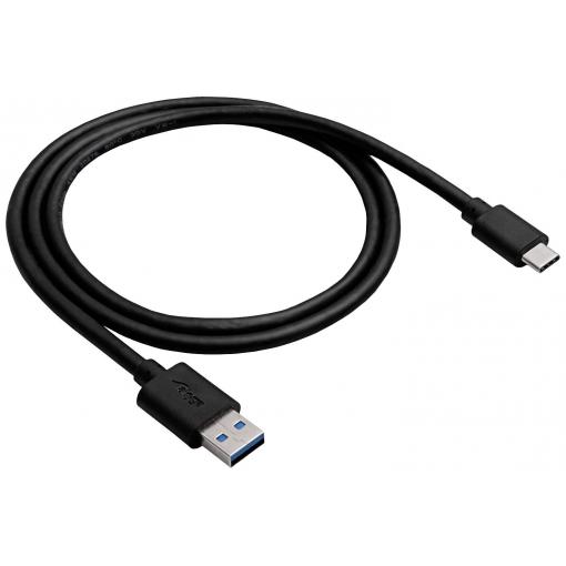 Akyga USB kabel USB 3.1 Gen1 USB-A zástrčka, USB-C ® zástrčka 0.50 m černá AK-USB-24
