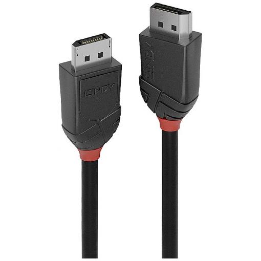 LINDY DisplayPort kabel Konektor DisplayPort, Konektor DisplayPort 1.5 m černá 36494 Kabel DisplayPort