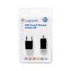 LogiLink PA0076 USB nabíječka, 1x USB A , černá