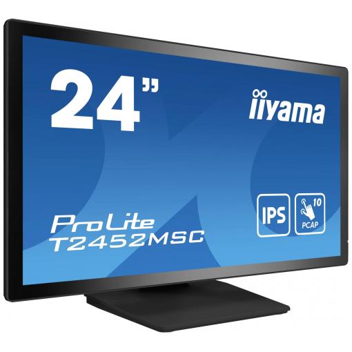 Iiyama ProLite dotykový monitor Energetická třída (EEK2021): E (A - G) 60.5 cm (23.8 palec) 1920 x 1080 Pixel 16:9 14 ms HDMI™, DisplayPort, USB IPS LED