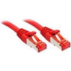 LINDY 47741 RJ45 síťové kabely, propojovací kabely CAT 6 S/FTP 30.00 m červená stíněný 1 ks