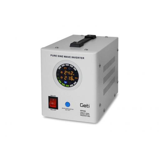 Zdroj záložní GETI GEP300 sinus 300W (500VA)