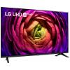 LG Electronics 4K Smart UHD TV 43UR73006LA LCD TV 109.2 cm 43 palec Energetická třída (EEK2021) G (A - G) UHD, Smart TV, WLAN, CI+ černá