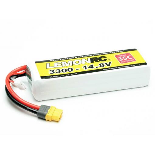 LemonRC 15726 akupack Li-Pol (modelářství), 14.8 V, 3300 mAh, články 4, 35 C, Softcase, XT60