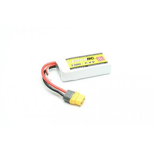 LemonRC 15710 akupack Li-Pol (modelářství), 7.4 V, 1300 mAh, články 2, 35 C, Softcase, XT60