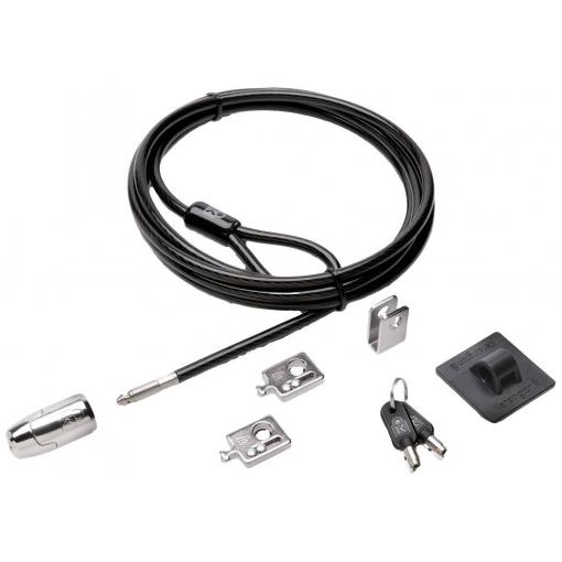 Kensington kabelový zámek pro PC, kódový zámek s klíčem 2400 mm Desktop & Peripherals Locking Kit 2.0