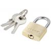 Sygonix SY-5045280 visací zámek 19.7 mm částečně se stejným uzavíráním zlatožlutá na klíč
