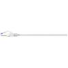 Renkforce RF-5266136 RJ45 síťové kabely, propojovací kabely CAT 6A S/FTP 0.50 m šedá Slimline,, flexibilní provedení, s ochranou, samozhášecí 1 ks