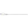 Renkforce RF-5266146 RJ45 síťové kabely, propojovací kabely CAT 6A S/FTP 10.00 m šedá Slimline,, flexibilní provedení, s ochranou, samozhášecí 1 ks