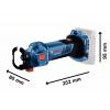Bosch Professional GCU 18V-30 solo aku vyřezávačka do sádrokartonu 18 V