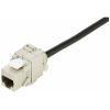 Renkforce RJ45 síťový naviják kabelu CAT 6A S/FTP 60 m černá krytí PUR