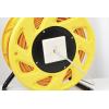 Renkforce RJ45 síťový naviják kabelu CAT 6a (surový kabel CAT 7) S/FTP 50 m oranžová bez halogenů