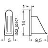Siemens 5ST37480HG 1fázová koncovka pro kolíkové lišty podle UL 508 kolíková sběrnicová lišta 10 ks